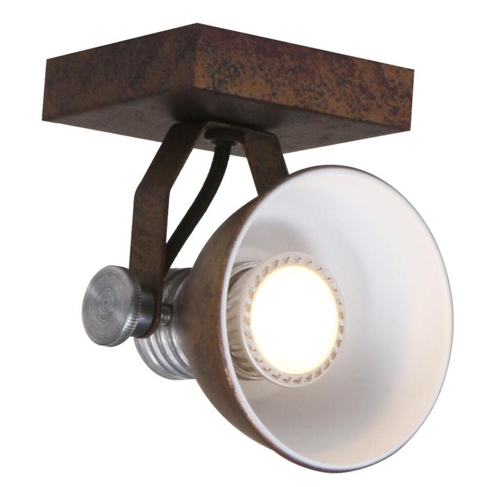 Steinhauer BROOKLY Deckenstrahler LED Braun, 1-flammig main product photo