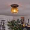 Ripoll Deckenleuchte Glas 20 cm Gold, Klar, 1-flammig