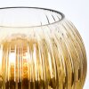 Koyoto Tischleuchte Glas 15 cm Gold, Klar, 1-flammig