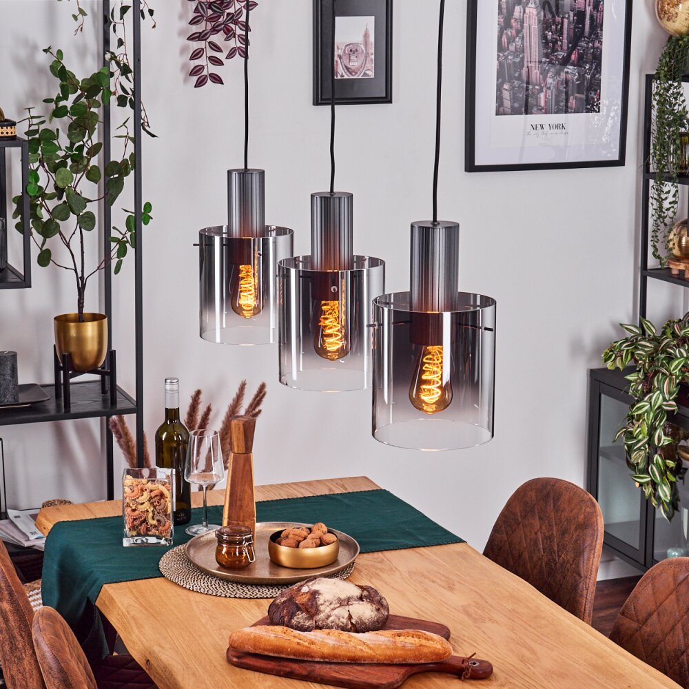 Vireda Hängeleuchte Anthrazit, 3-flammig main product photo