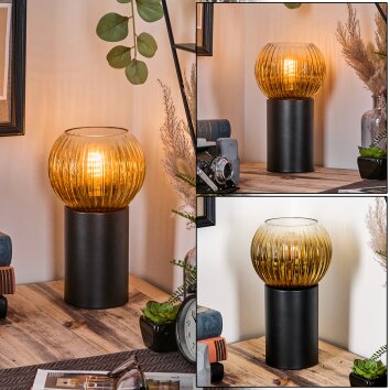 Koyoto Tischleuchte Glas 15 cm Gold, Klar, 1-flammig Koyoto Tischleuchte Glas 15 cm Gold, Klar, 1-flammig