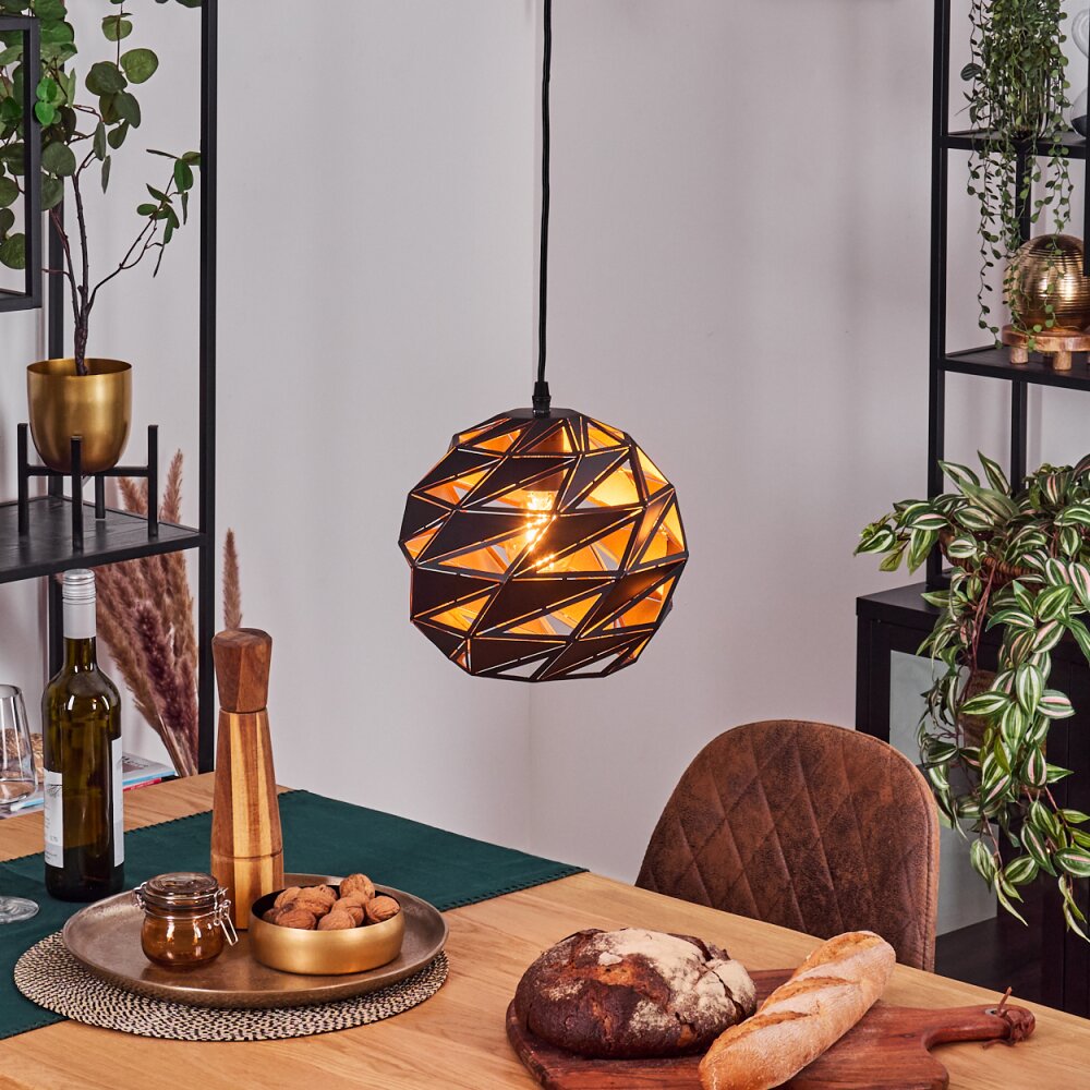Alven Hängeleuchte Schwarz, 1-flammig main product photo