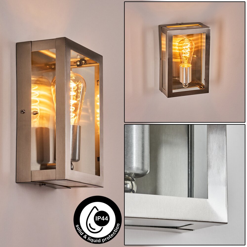 Porsheden Außenwandleuchte Silber, 1-flammig main product photo
