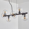 Gastor Pendelleuchte Glas 15 cm Klar, 8-flammig