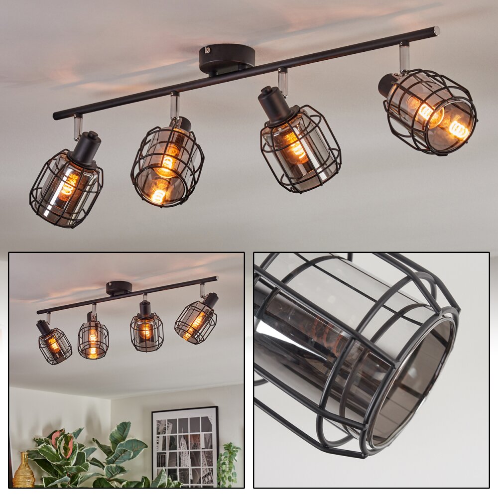 Ennor Deckenleuchte Schwarz, 4-flammig main product photo