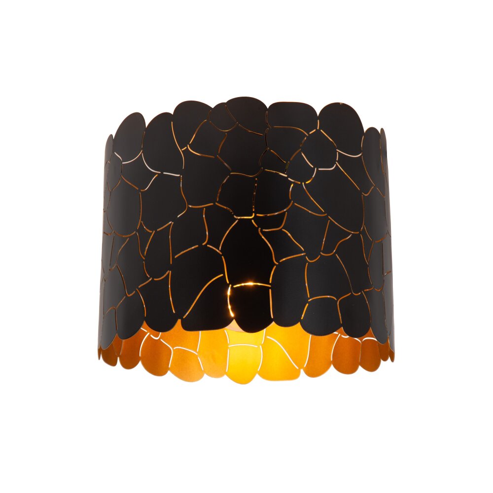 Lucide ALMELO Deckenleuchte Schwarz, 1-flammig main product photo