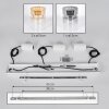 Hasvik Hängeleuchte Glas 15 cm Weiß, 3-flammig