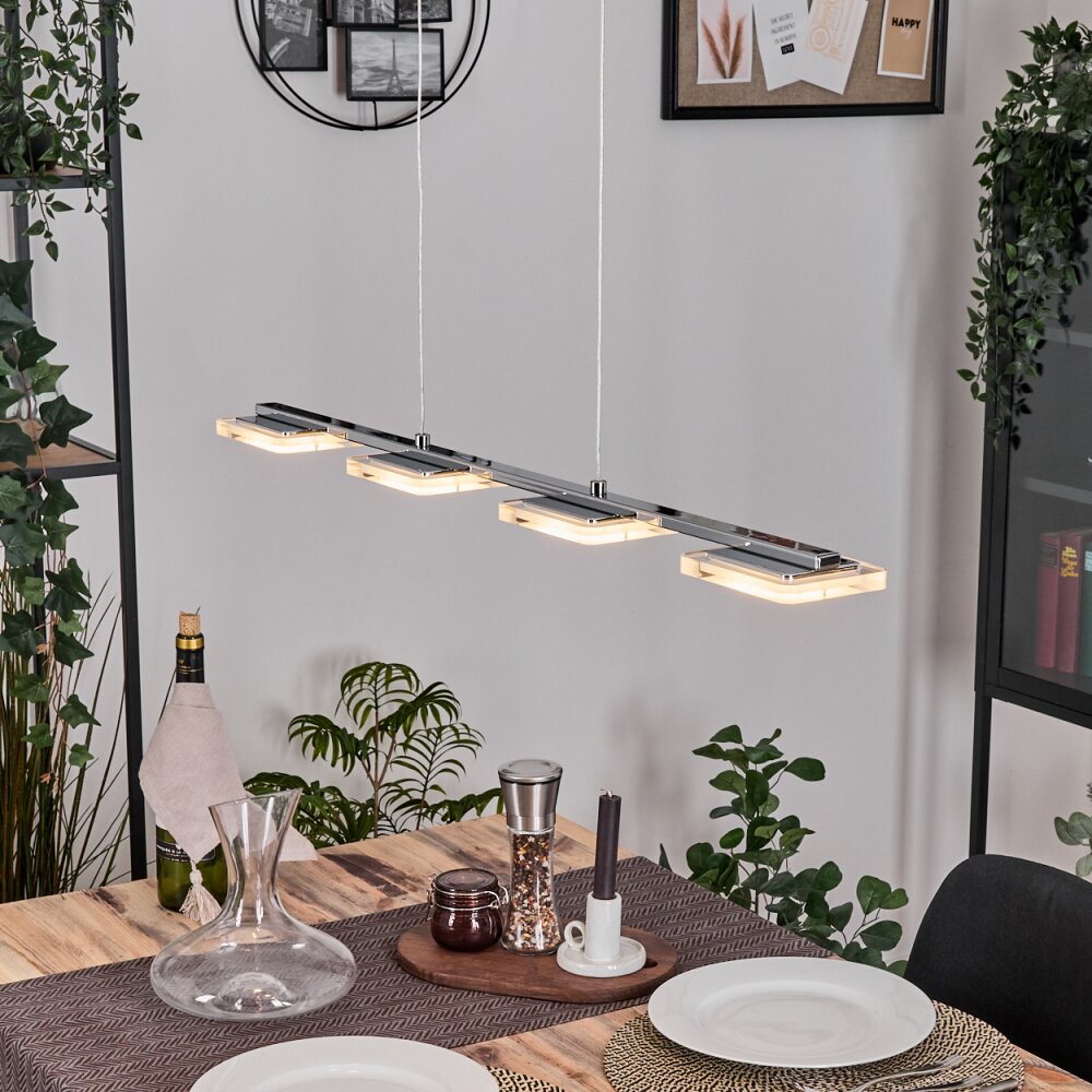 Ordal Pendelleuchte LED Silber, 4-flammig main product photo