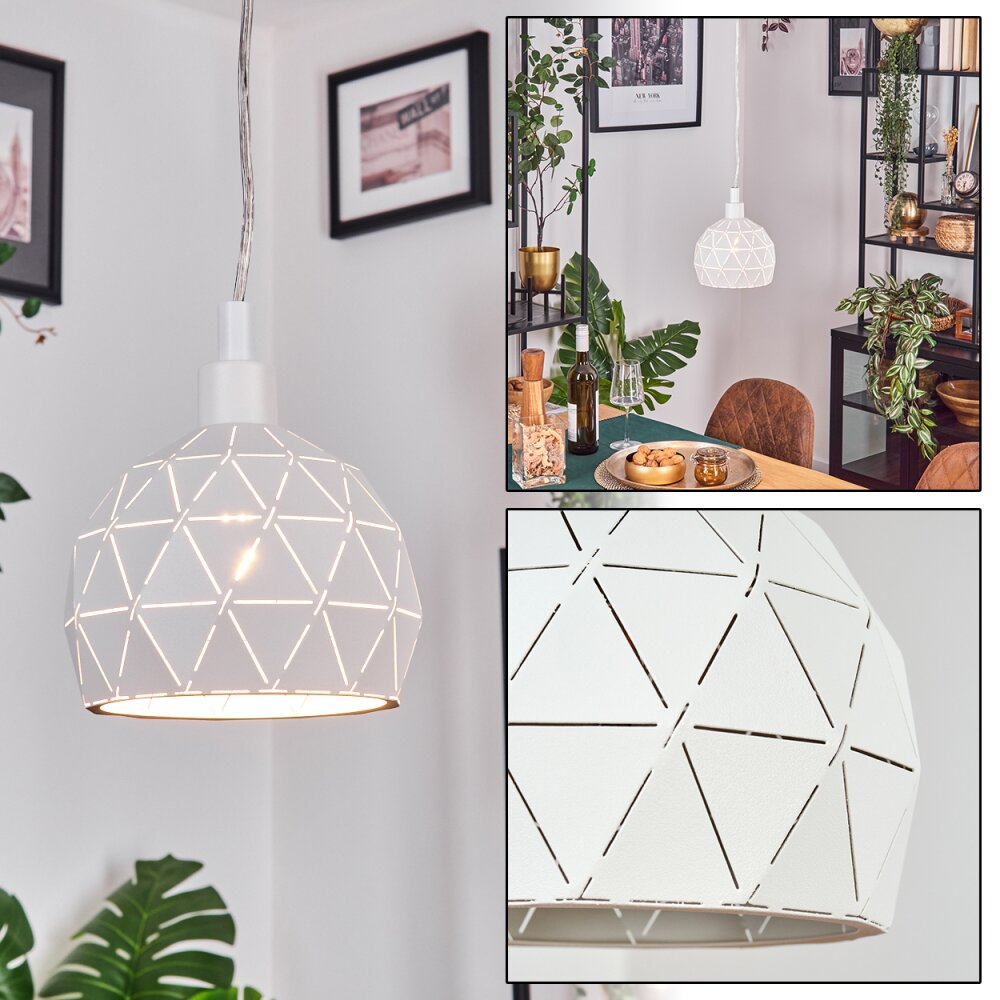 Ceira Hängeleuchte Weiß, 1-flammig main product photo
