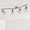 Parado Deckenleuchte Nickel-Matt, 4-flammig