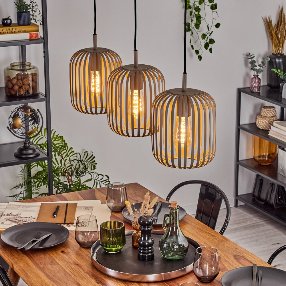 Bystrup Hängeleuchte Beige, Sandfarben, 3-flammig main product photo