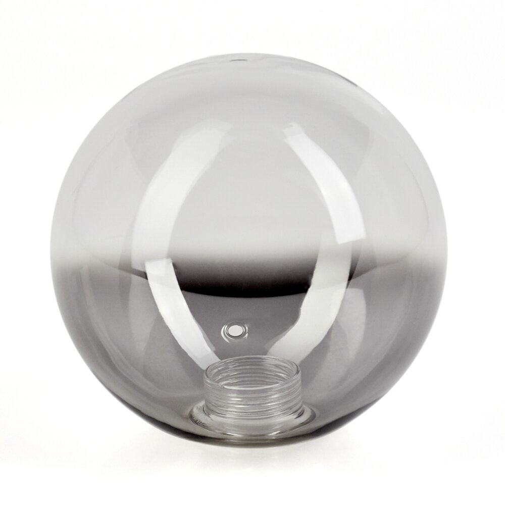 Glas-Lampenschirm Chehalis Ersatzglas 10 cm Rauchfarben main product photo