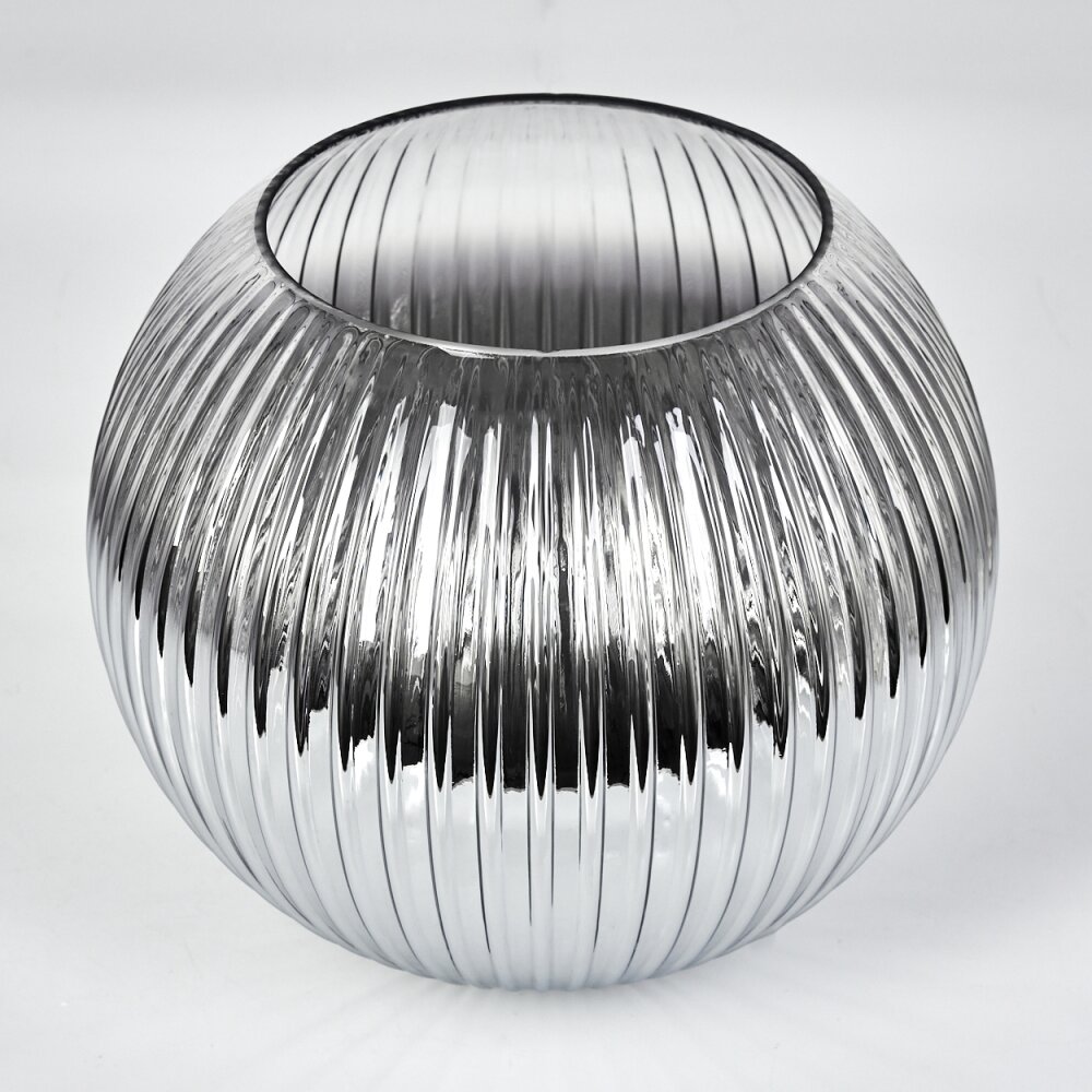 Lampenschirm aus Glas Koyoto Ersatzglas 25 cm Klar, Rauchfarben main product photo