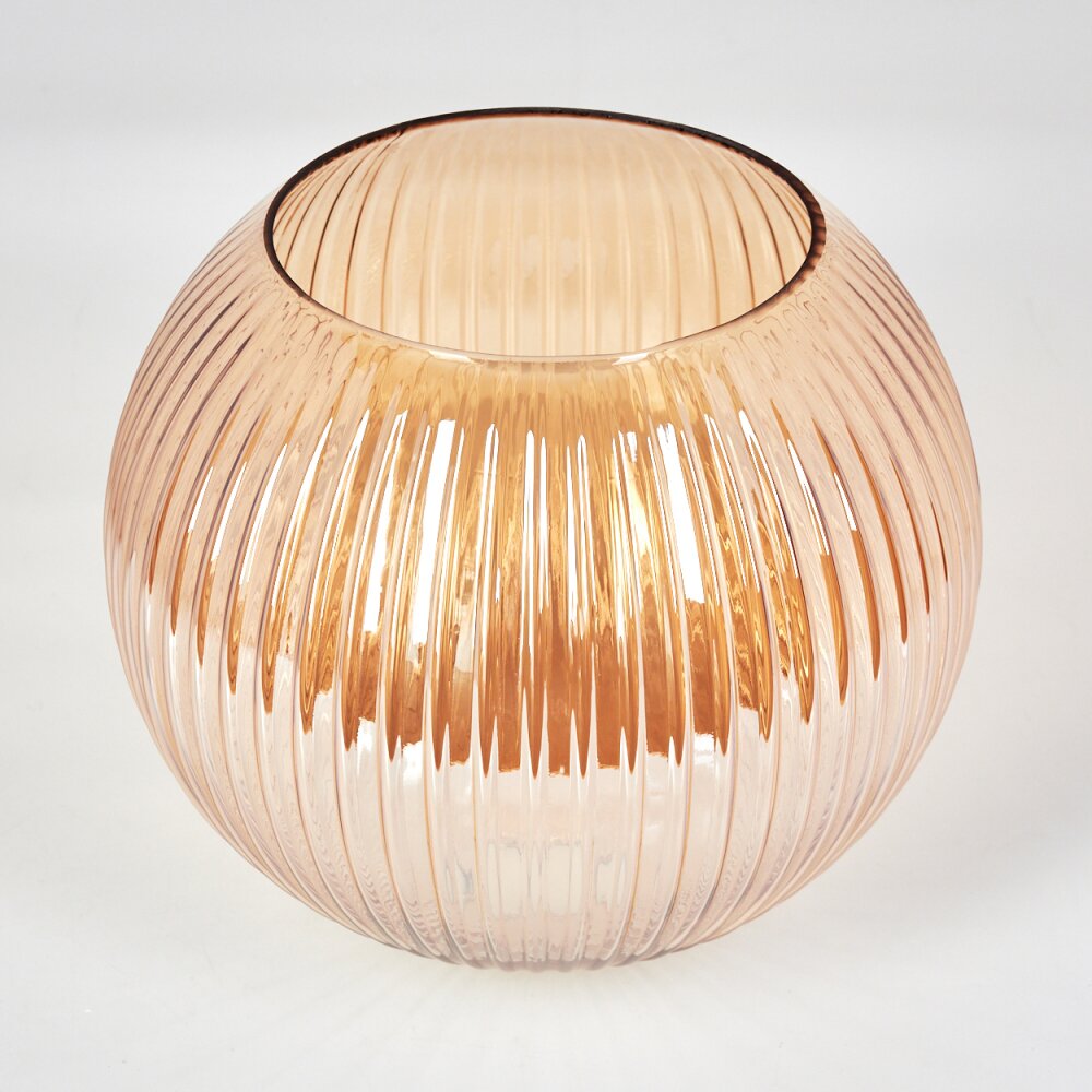 Glaslampenschirm Koyoto Ersatzglas 25 cm Bernsteinfarben main product photo