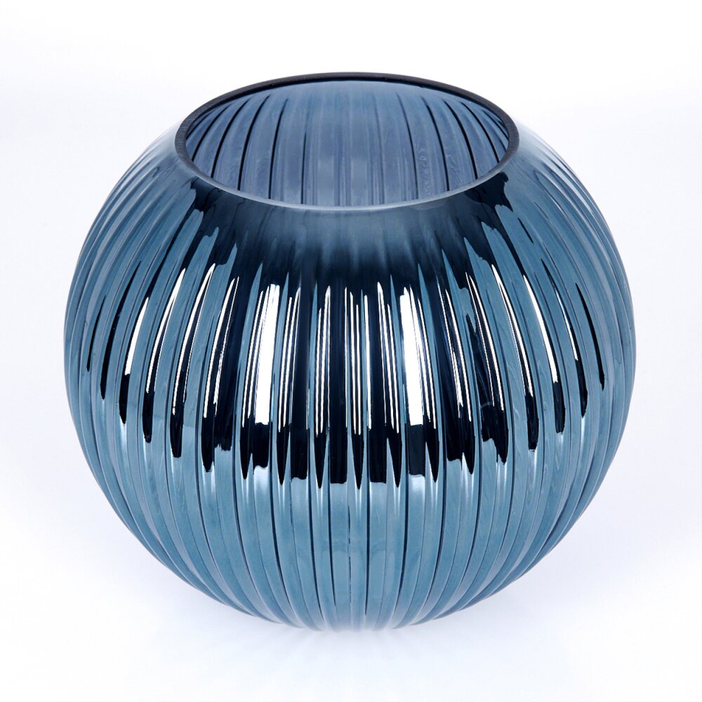 Glaslampenschirm Koyoto Ersatzglas 30 cm Blau main product photo