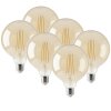 LED E27 6er Set 6 Watt 2700 Kelvin 600 Lumen