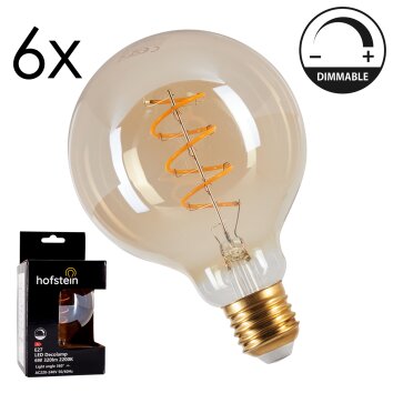 LED E27 6er Set 6 Watt 2200 Kelvin 320 Lumen LED E27 6er Set 6 Watt 2200 Kelvin 320 Lumen