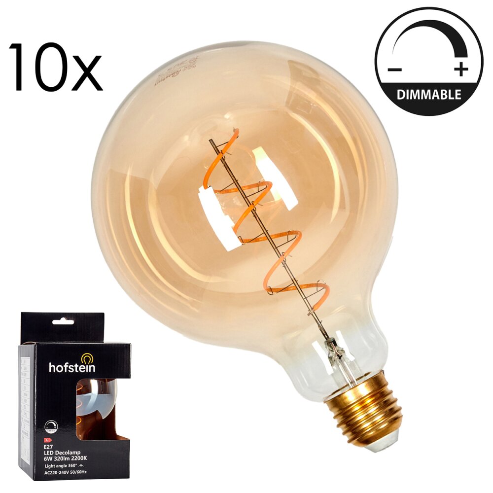LED E27 10er Set 6 Watt 2200 Kelvin 320 Lumen main product photo