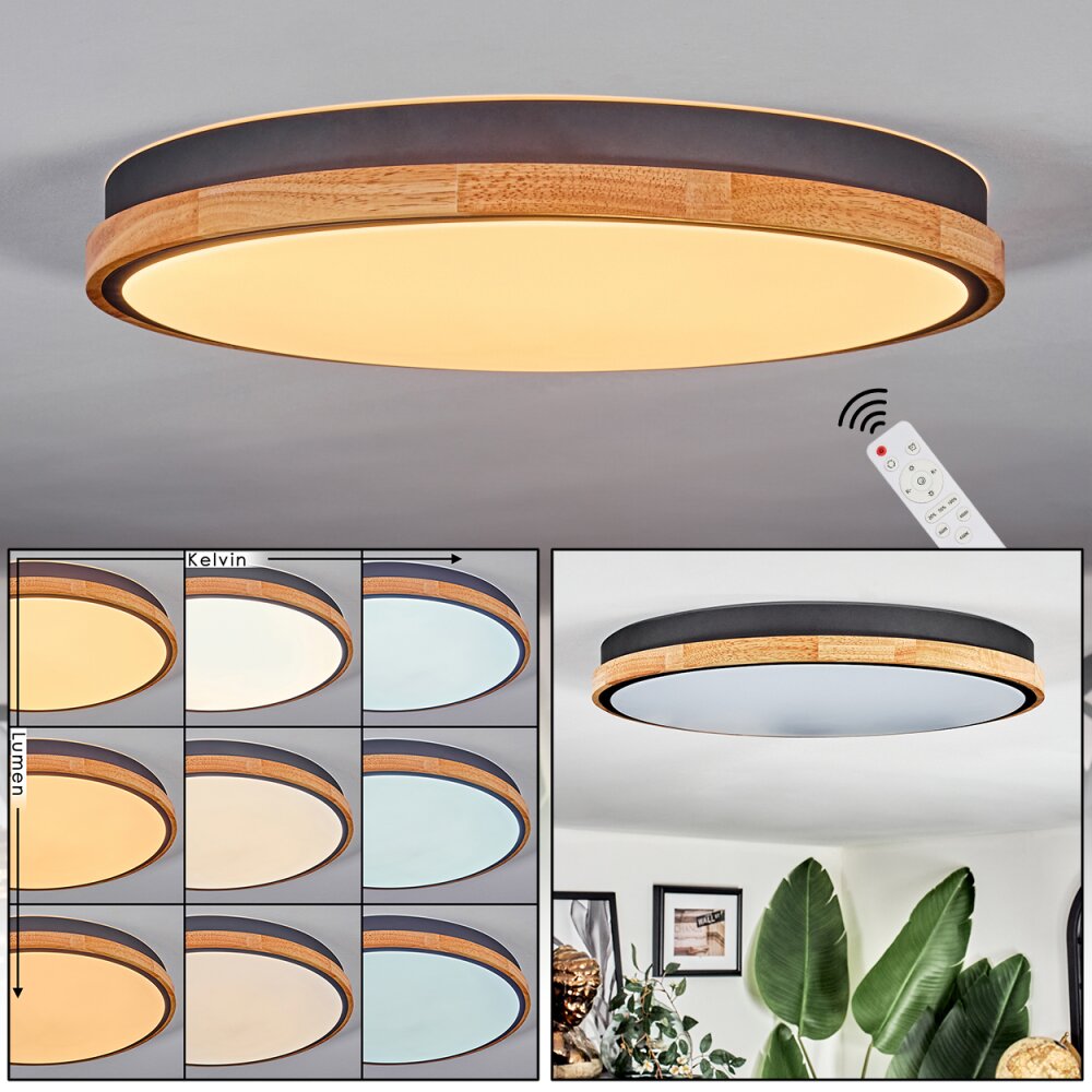 Cadaixo Deckenleuchte LED Weiß, 1-flammig, Fernbedienung main product photo