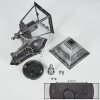 Naofe Außenwandleuchte Schwarz, Silber, 1-flammig, Bewegungsmelder