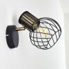Bacau Wandleuchte Schwarz-Gold, 1-flammig Bacau Wandleuchte Schwarz-Gold, 1-flammig