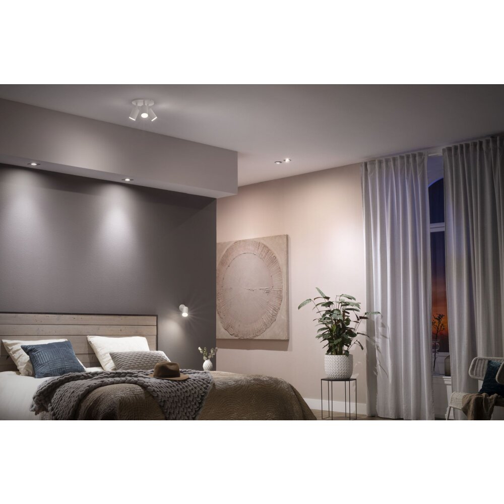 Philips Hue White 2er Set LED GU10 5,2 Watt 2700 Kelvin 400 Lumen