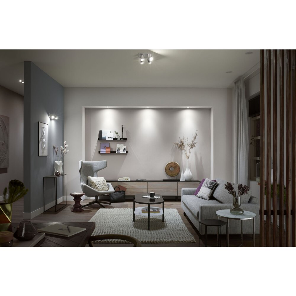 Philips Hue White 2er Set LED GU10 5,2 Watt 2700 Kelvin 400 Lumen