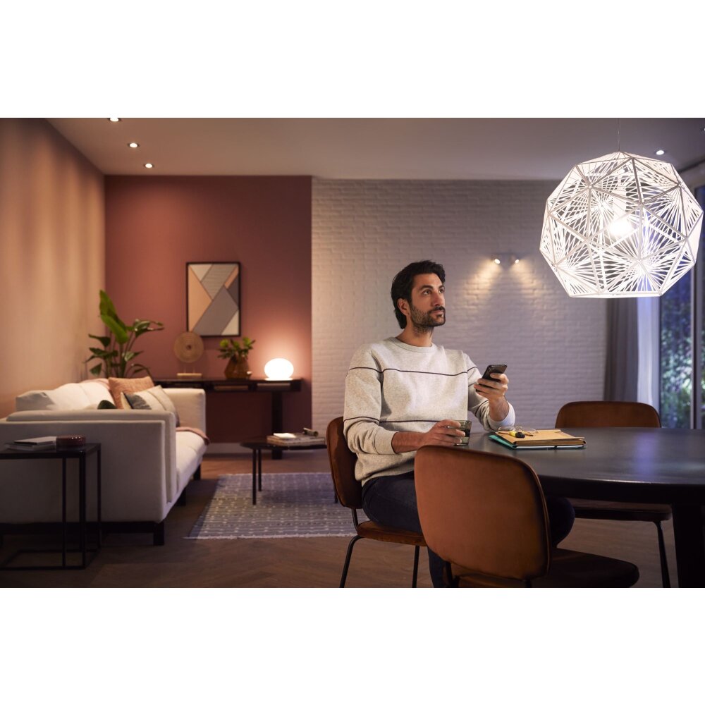Philips Hue White 2er Set LED GU10 5,2 Watt 2700 Kelvin 400 Lumen