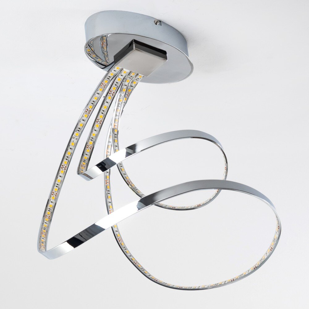 Sepino Deckenleuchte LED Chrom, 1-flammig