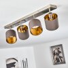 Alsen Deckenleuchte Nickel-Matt, 4-flammig