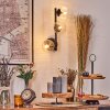 Chehalis Wandleuchte Glas 10 cm Klar, 3-flammig