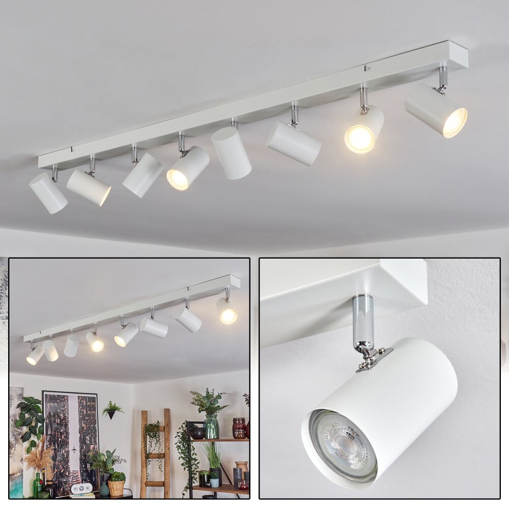 Gesteira Deckenleuchte Weiß, 8-flammig main product photo