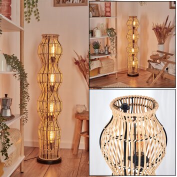 Cardeira Stehleuchte Schwarz, 4-flammig