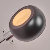 Nikkala Stehleuchte Chrom, Marmor, Weiß, 5-flammig