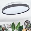 Sofo Deckenleuchte LED Schwarz, 1-flammig, Fernbedienung