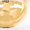 Chehalis Deckenleuchte Glas 12 cm Bernsteinfarben, 3-flammig