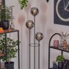 Gastor Stehleuchte Glas 15 cm Schwarz, 3-flammig