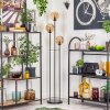 Gastor Stehleuchte Glas 15 cm Schwarz, 3-flammig