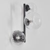 Chehalis Wandleuchte Glas 12 cm, 15 cm Klar, 3-flammig
