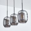 Apedo Hängeleuchte Glas 20 cm Rauchfarben, 3-flammig
