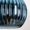 Koyoto Hängeleuchte Glas 15 cm Schwarz, 3-flammig