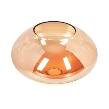 Glaslampenschirm Mertola Ersatzglas 25 cm Bernsteinfarben Glaslampenschirm Mertola Ersatzglas 25 cm Bernsteinfarben