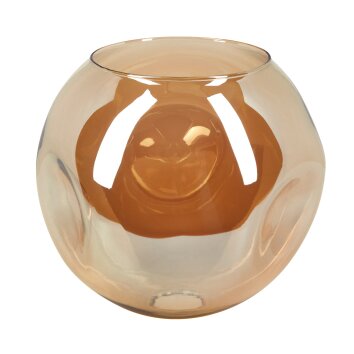 Lampenschirm aus Glas Ripoll Ersatzglas 25 cm Bernsteinfarben