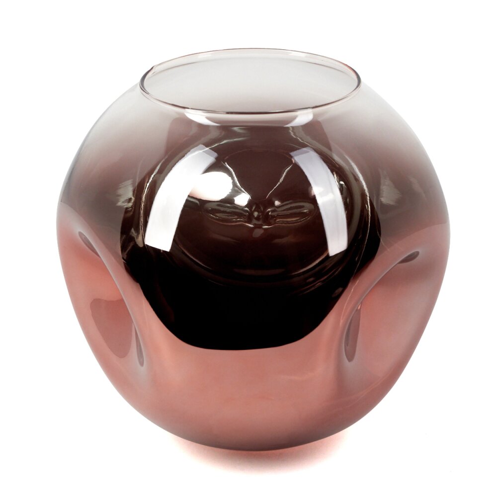 Glaslampenschirm Ripoll Ersatzglas 20 cm Klar, Kupferfarben main product photo