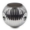 Glaslampenschirm Ripoll Ersatzglas 20 cm Chrom, Rauchfarben
