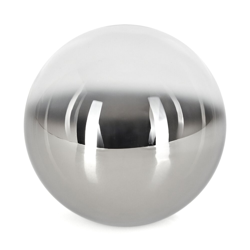 Glaslampenschirm Bernado Ersatzglas 12 cm Chrom, Klar, Rauchfarben main product photo