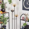 Koyoto Stehleuchte Glas 15 cm Schwarz, 3-flammig