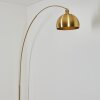 Baloca Bogenstehlampe 27 cm Gold, Schwarz, 1-flammig