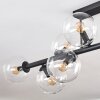 Gastor Deckenleuchte Glas 15 cm Klar, 10-flammig