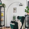 Baloca Bogenstehlampe 27 cm Chrom, Schwarz, 1-flammig